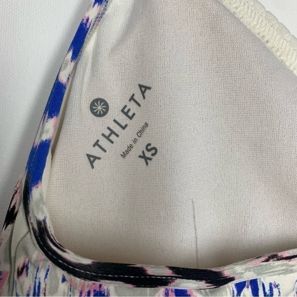 Athleta Swim suit Matching Set Blue Kamala Tankini Top Swim Shorts Size XS - Picture 7 of 16